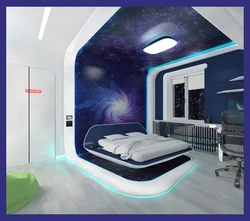 High-tech bedroom design for one