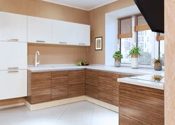 Kitchen design bottom wood