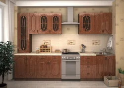 Kitchens in walnut interior center