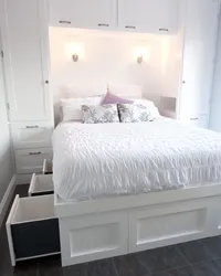 Photo of a bed for a small bedroom