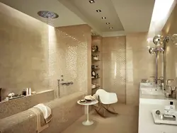 Beige Tile Bath Photo