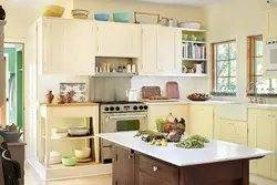 Color scheme for a small kitchen photo