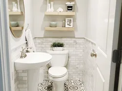 Туалет без ванны с раковиной дизайн фото