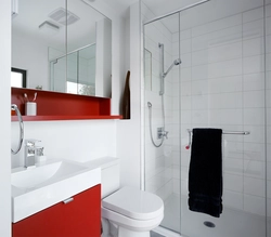 White bathtub design in Khrushchev