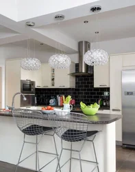 What kind of chandeliers are there for the kitchen photo