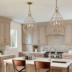 What kind of chandeliers are there for the kitchen photo