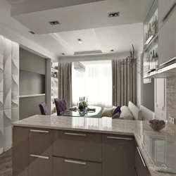 Kitchen design 15 sq m with one window photo