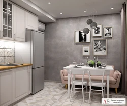 White Wallpaper For The Kitchen In Photo Design