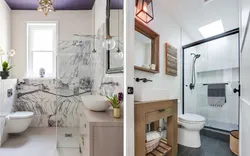 Bath and toilet combined in your home design