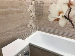 Finishing The Bath With PVC Panels Photo