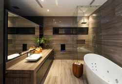 Photo of a stylish bathroom