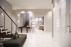 Modern hallway design photo