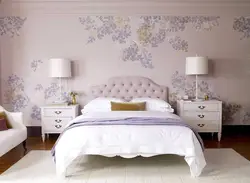 Combining Wallpaper In The Bedroom Photo