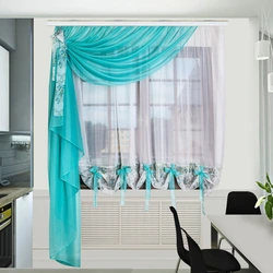 Photo Curtain For The Kitchen
