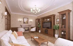 Photo Of A Living Room In A Classic Style