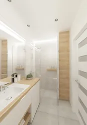 Bathroom in a light style photo