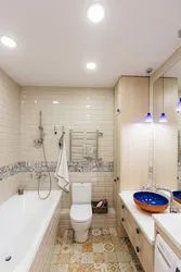 Design of bathrooms combined with a toilet in the house photo