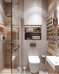 Design Of Bathrooms Combined With A Toilet In The House Photo