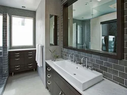 Gray bath design photo
