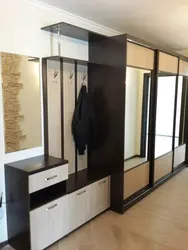 Photo of a beautiful wardrobe in the hallway