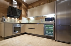 Kitchen In Beige Colors Photo