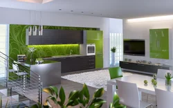 Modern Kitchens In Green Tones Photo