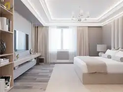 Дызайн спальні ў светлым стылі