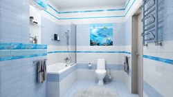 Блакітны пакой дызайн фота ванны