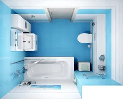 Блакітны пакой дызайн фота ванны