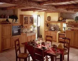 Rustic Kitchen Interior Photo