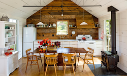 Rustic kitchen interior photo