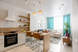 Kitchens Living Rooms Design 17 Sq.M.