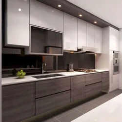 Kitchen Design In A Modern Style Photo In An Apartment