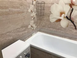 Ванной отделанной пластиковыми панелями фото дизайн