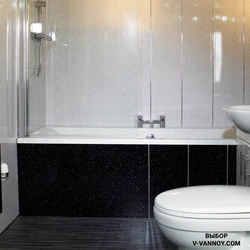 Bathroom Trimmed With Plastic Panels Photo Design