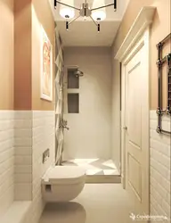 Bathroom long and narrow design photo