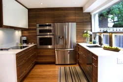 Kitchens Under Wood In The Apartment Photo