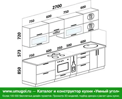 Кухни в длину 3 метра фото