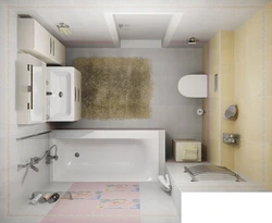 Bath interior 3 sq m with shower