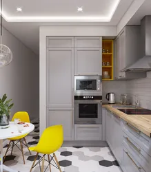 Budget kitchen 9 sq m design