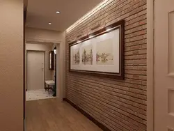 Brick Walls In The Hallway Photo