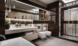 Ванная комната дизайн 2023 с туалетом