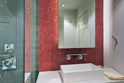 Mosaic design in the bath