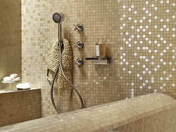 Mosaic design in the bath