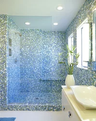 Mosaic design in the bath