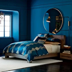 Спальни В Синем Цвете Фото