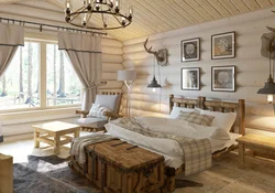 Bedroom in Provence style photo