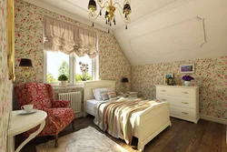 Bedroom in Provence style photo