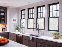 Pictures of kitchen design with window