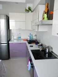 DIY kitchen renovation 9 sq.m in photo